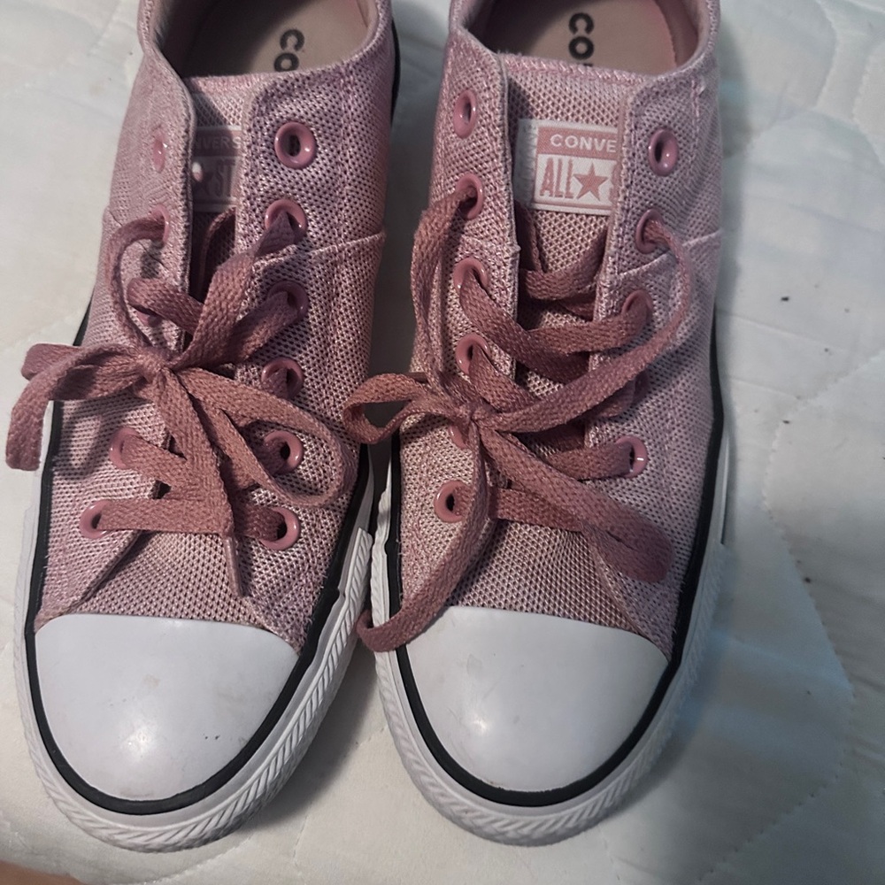 Converse Sneakers in Pink and White